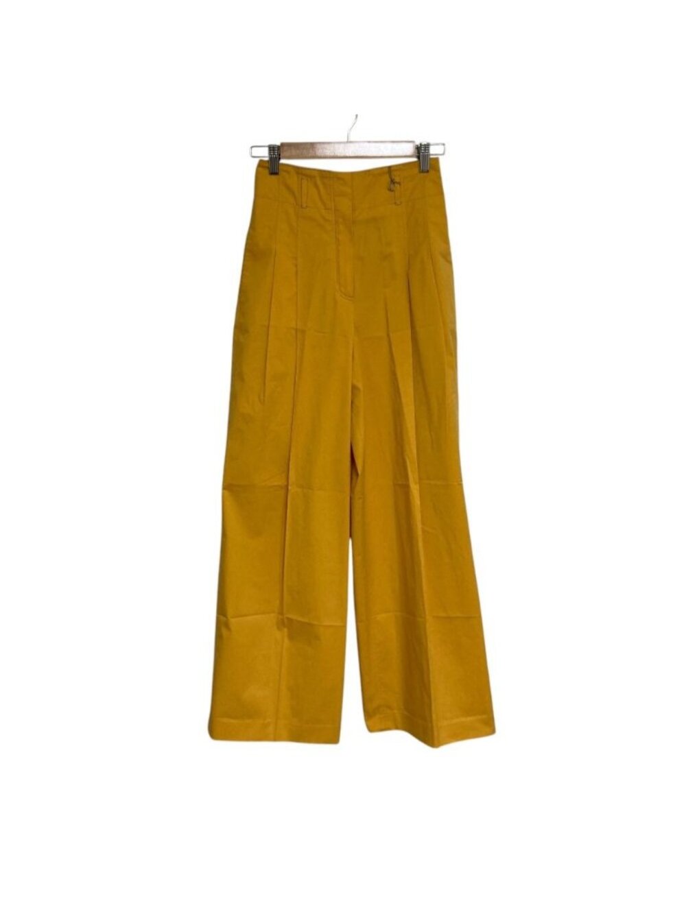 Loro Piana Two Tuck Stretchpants Yellow Pants